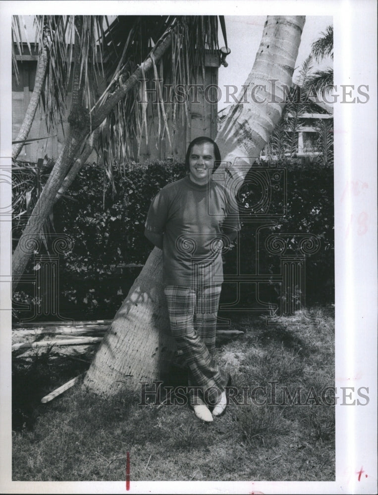 1973 Press Photo Will Ward Former Child Actor - Historic Images