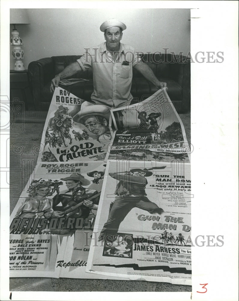 1982 Press Photo Alfred Otto Waneidels Movie Posters - Historic Images