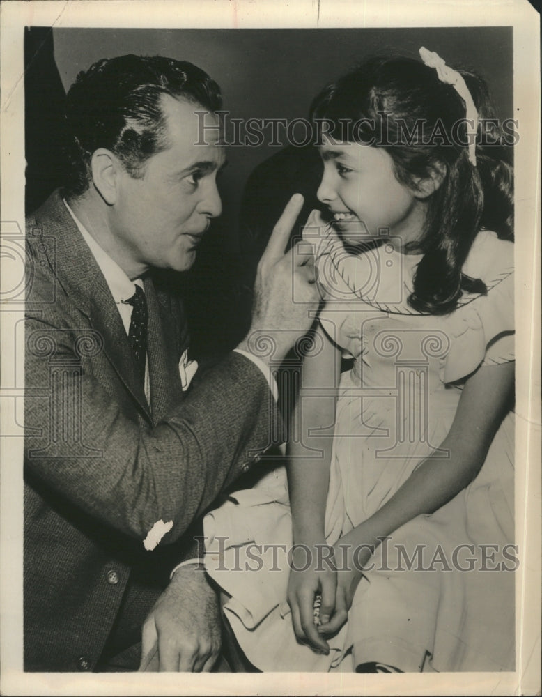 Press Photo Larry Parks on Sun TV - Historic Images