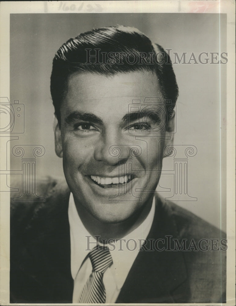 1962 Press Photo Actor Bert Parks - Historic Images