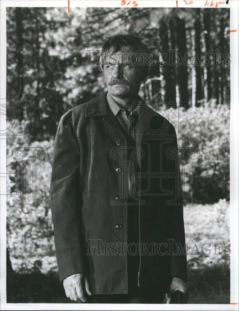 1976 Press Photo Actor Arthur Hill In Little House On The Prairie - Historic Images