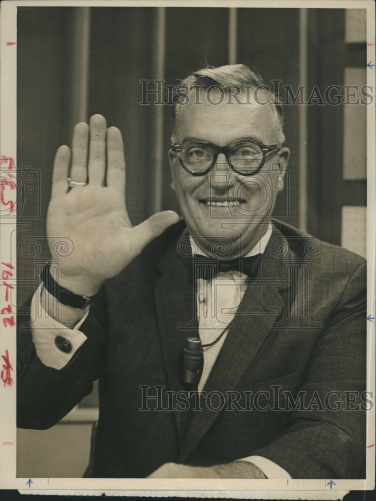 1959 Press Photo Dave Garroway  founding host of NBC's Today from 1952 to 1961. - Historic Images