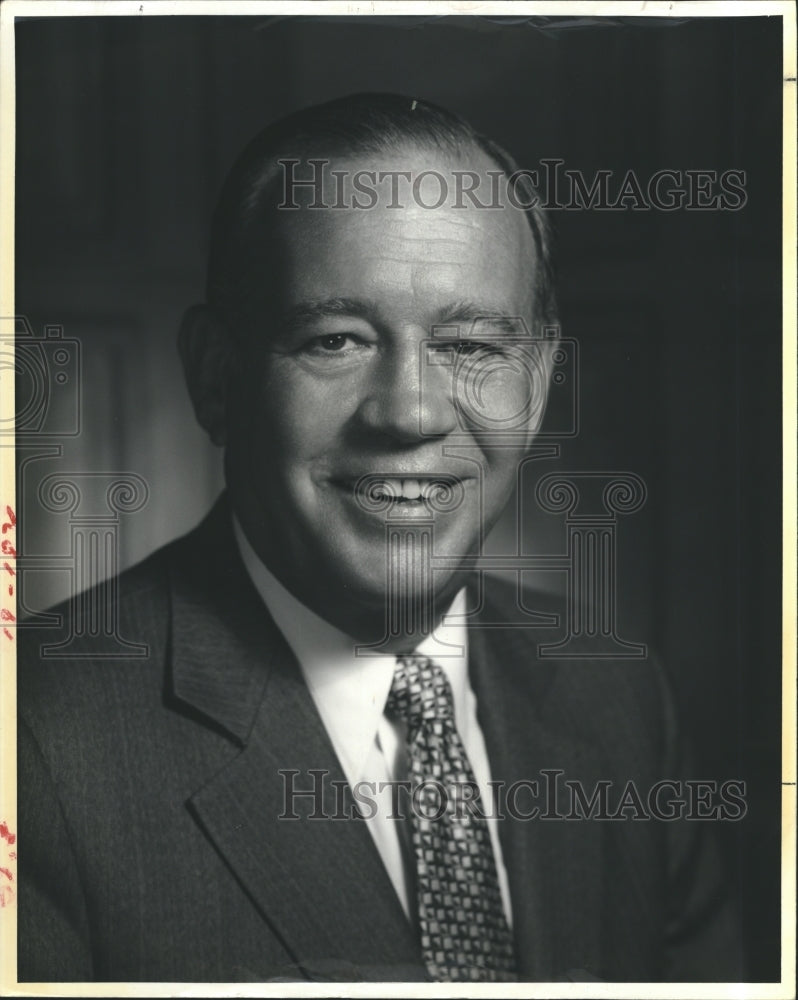 1981 Press Photo Raleigh Greene, Florida Federal Pres. and Chairman. - Historic Images