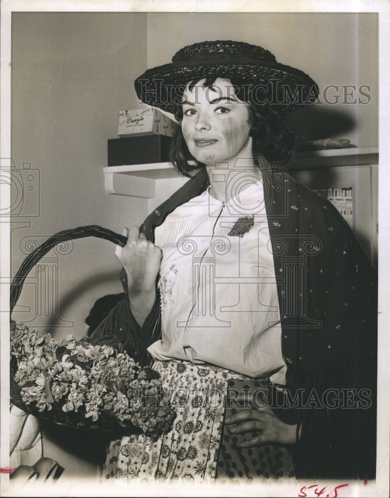 1961 Press Photo Actress Margot Moser - Historic Images