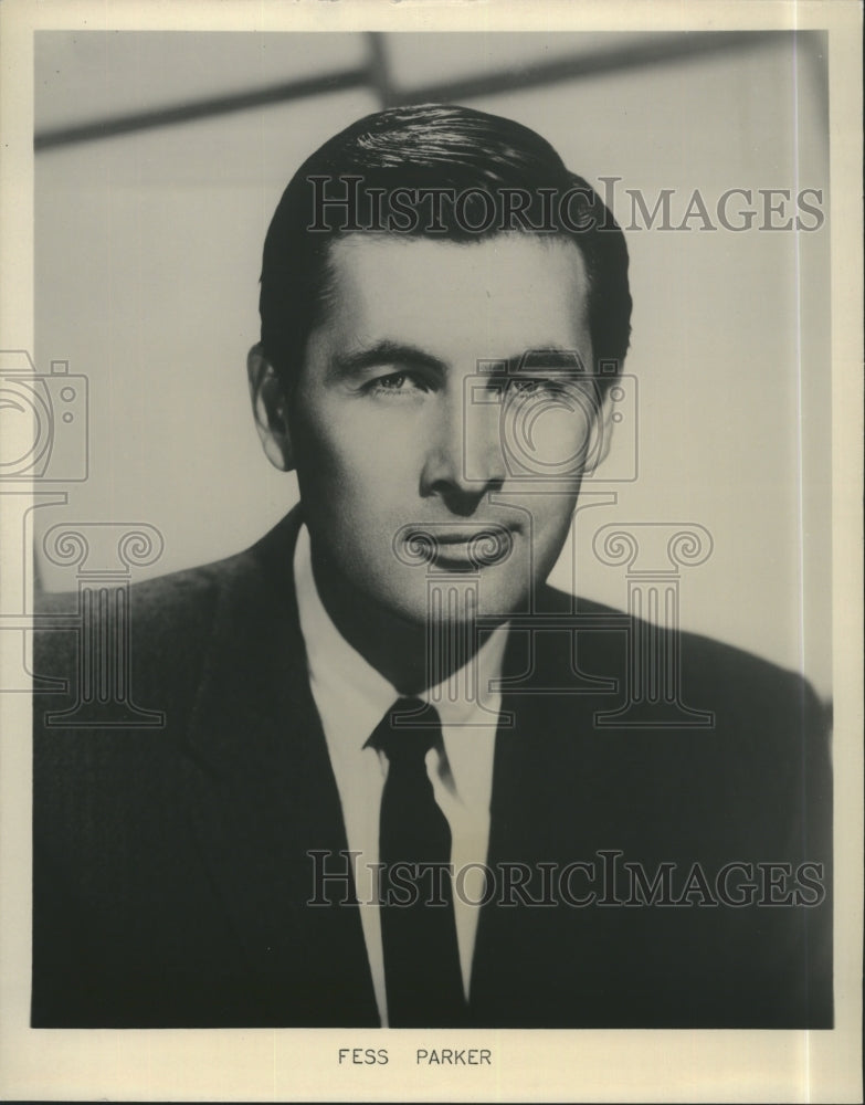 Press Photo Fess Parker American film and television actor. - Historic Images