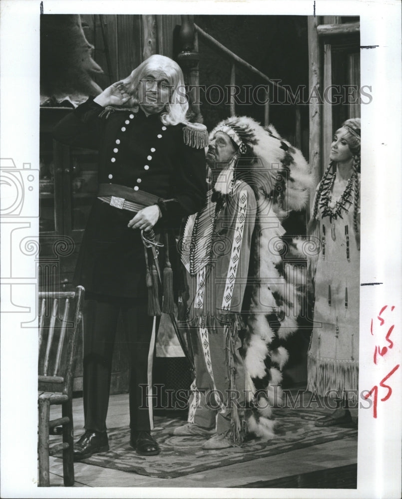 1969 Press Photo Actor Fess Parker. - Historic Images