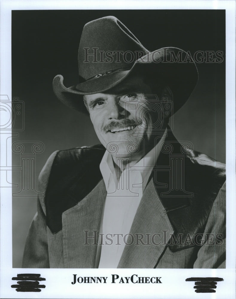 Press Photo Johnny Paycheck - Historic Images