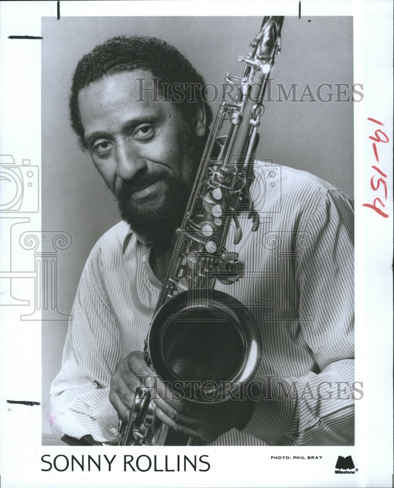 1989 Press Photo Sonny Rollins Musician - Historic Images