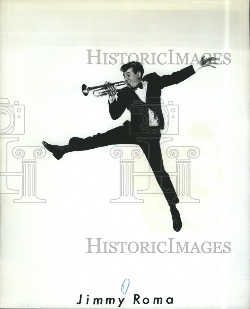 1968 Press Photo Trumpet Player Jimmy Roma - Historic Images