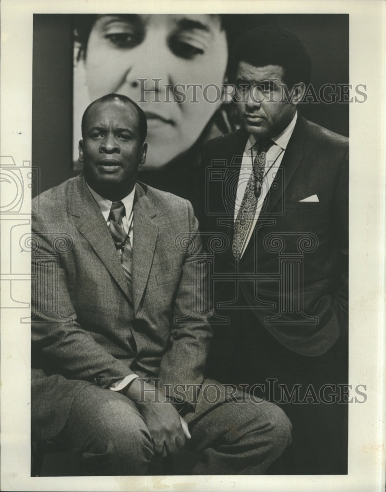 1969 Press Photo Dr William Grier,left,Dr Price M Cobbs,psychiatrists - Historic Images