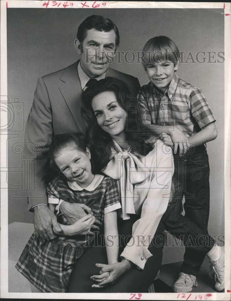 1970 Press Photo Andy Griffith Lee Meriwether Actors THE ANDY GRIFFITH SHOW - Historic Images