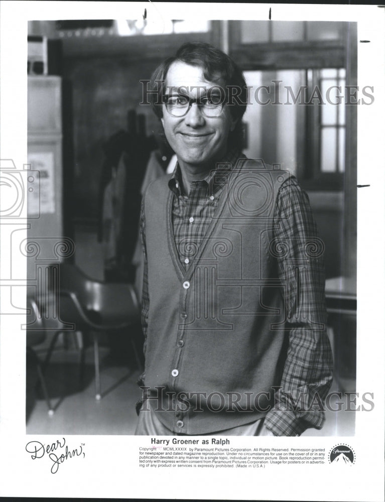 1963 Press Photo Harry Groener as Ralph in "Dear John" - Historic Images