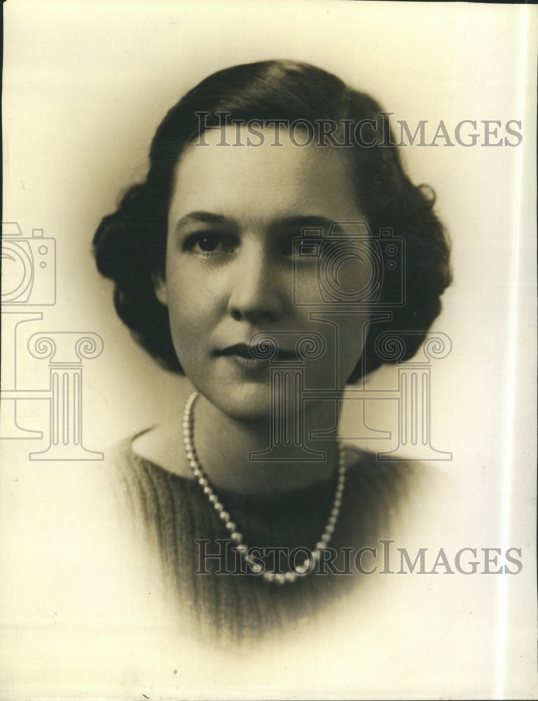 Press Photo Mrs. Edward Farnham - Historic Images