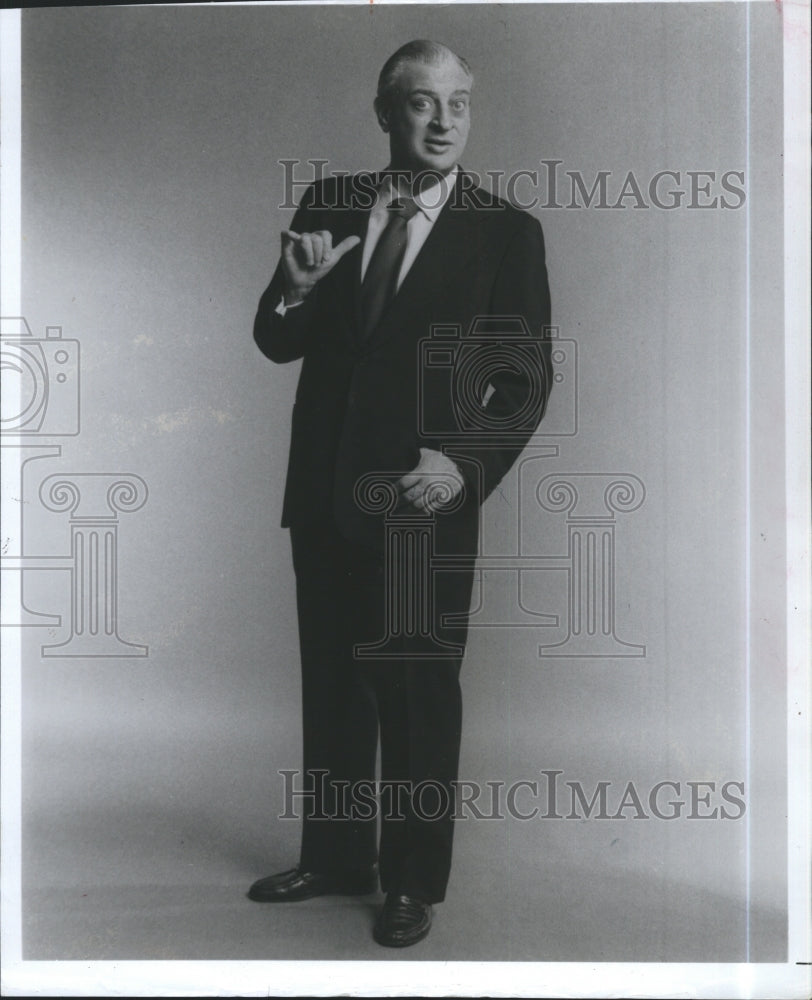 1981 Press Photo Actor Rodney Dangerfield Appearing At The Lakeland Civic Center - Historic Images