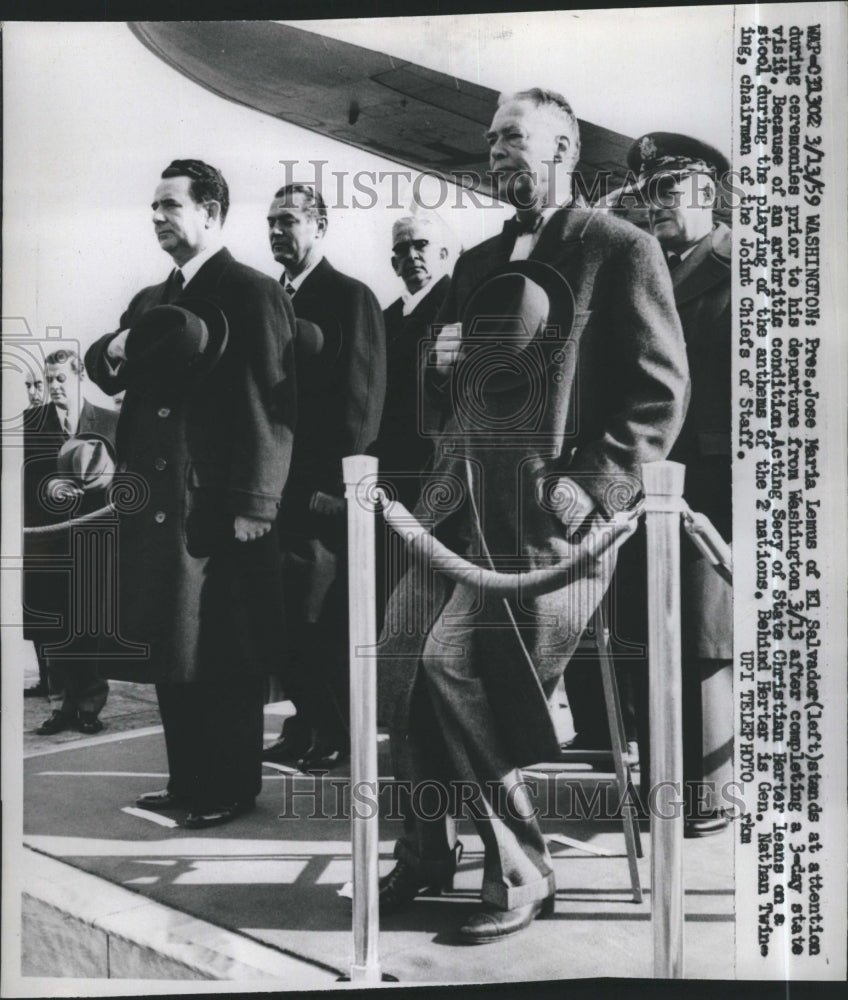 1959 Press Photo Maria Leman in Washington - Historic Images