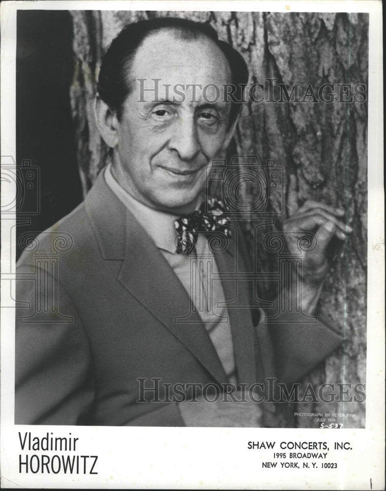 1978 Press Photo Vladimir Horowitz a Russian-born American classical pianist. - Historic Images