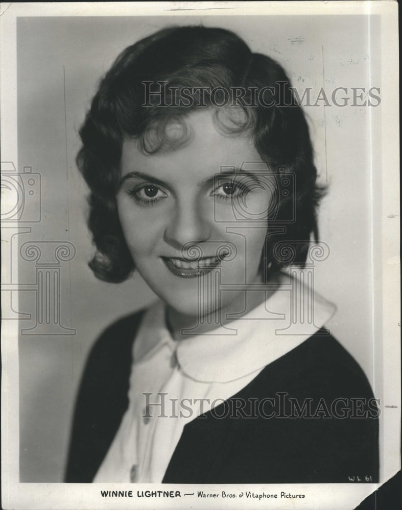 1933 Press Photo Winnie Lightner in "Play Girl" - Historic Images