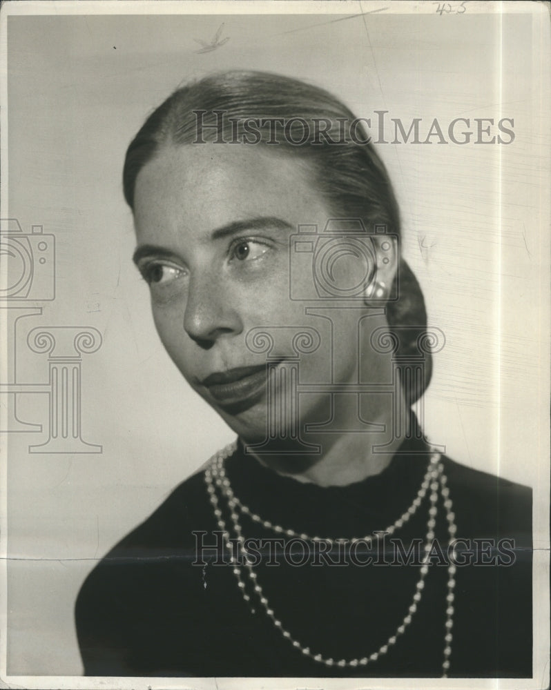 1961 Press Photo Jane Lillig, Stage Actress. - Historic Images