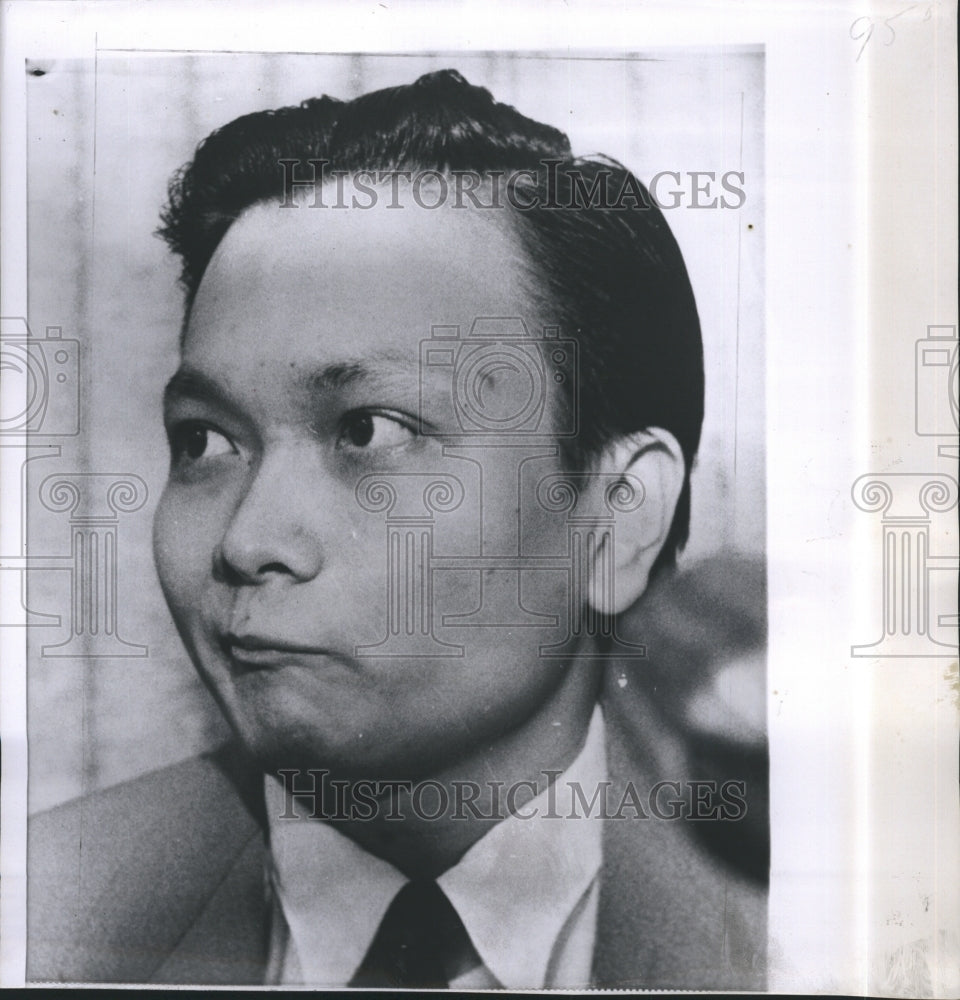 1959 Press Photo Student Chheng Guan Lim after Hiding Four Years in Church Loft - Historic Images