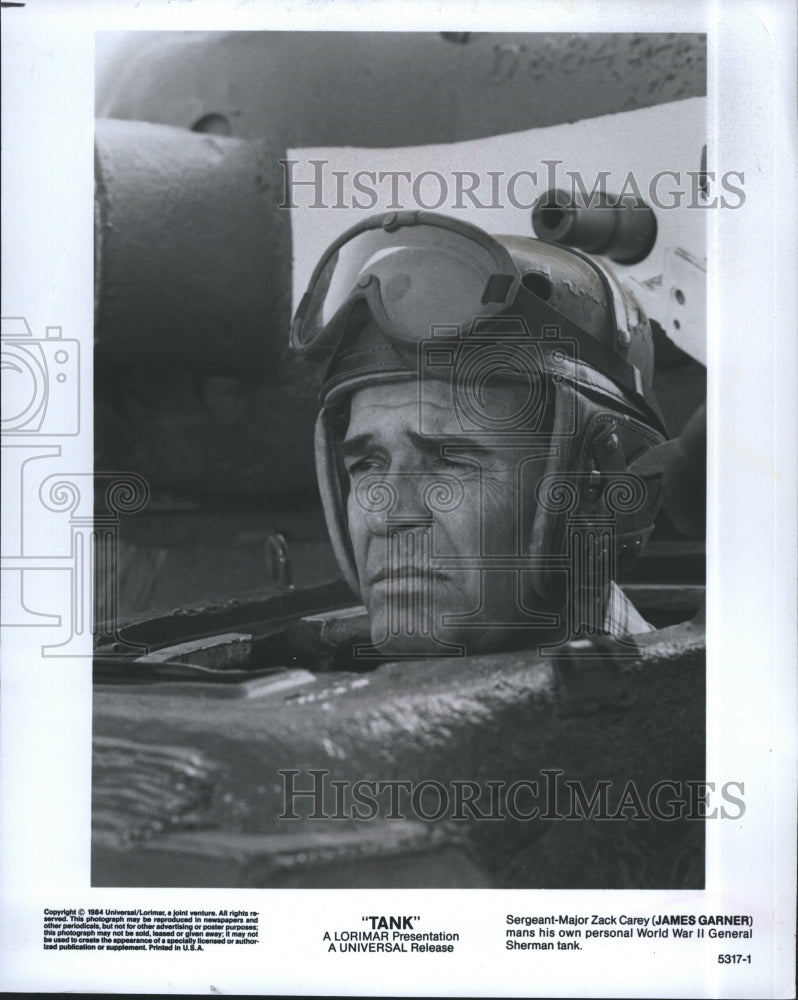 1964 Press Photo James Garner in &quot;Tank&quot; - Historic Images