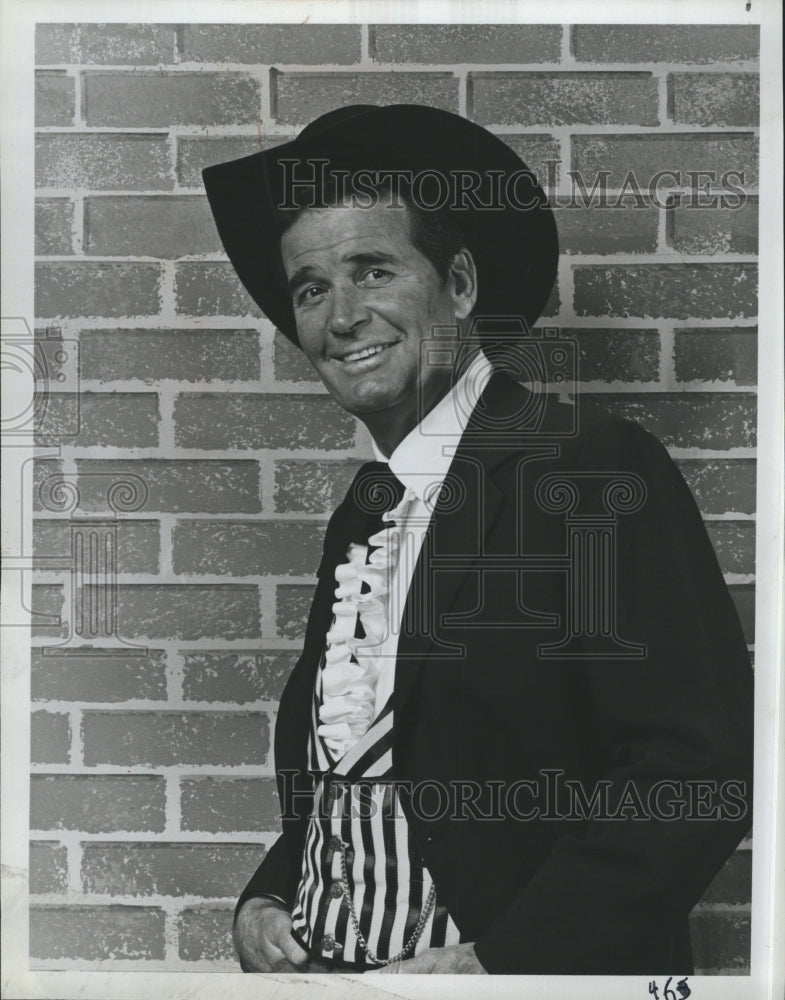 1981 Press Photo James Garner Actor BRET MAVERICK - Historic Images