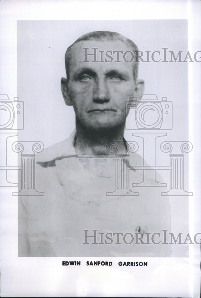 1953 Press Photo Edwin Sanford Garrison FBI's Ten Most Wanted Criminals - Historic Images
