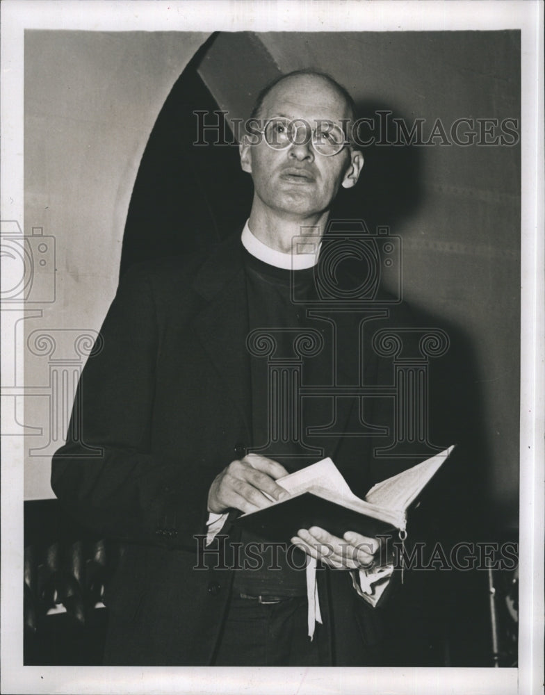 1939 Press Photo Rev. Frank R. Wilson Pastor - Historic Images