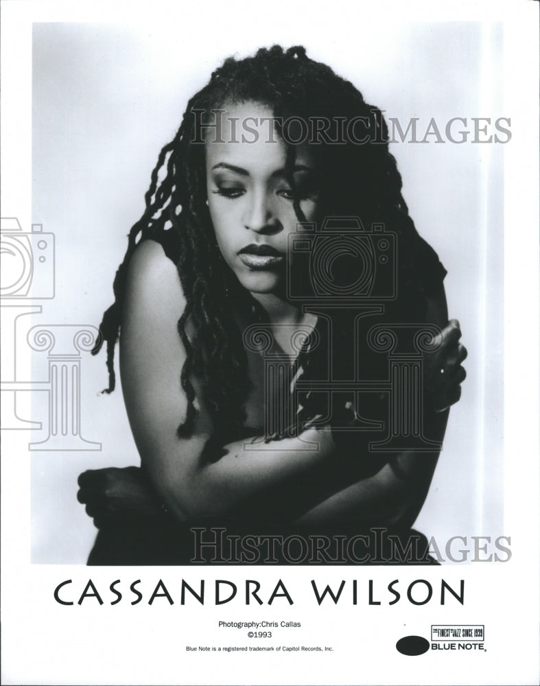 1993 Press Photo Cassandra Wilson, Blue Notes, Jazz - Historic Images