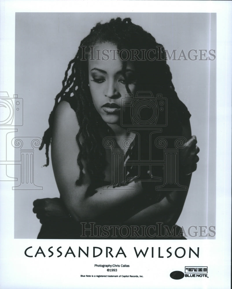 1993 Press Photo Cassandra Wilson, Blue Note, Jazz - Historic Images