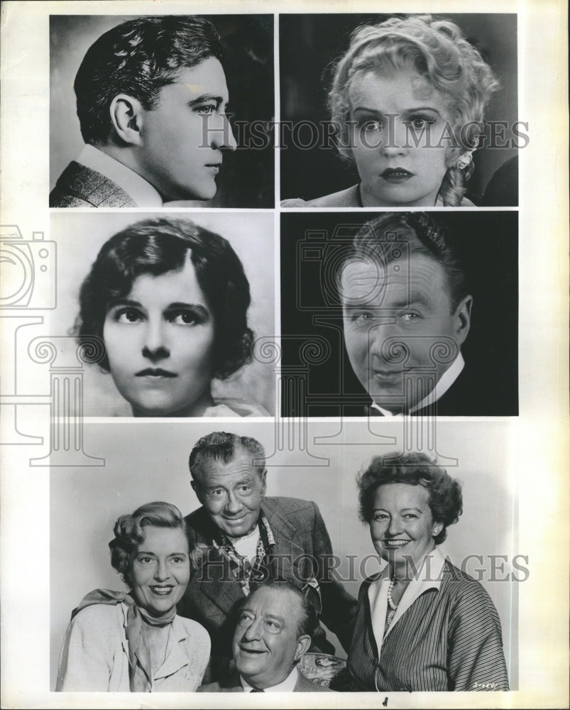 1954 Press Photo F. Bushman, D. Kenyon, M. Kennedy, and T. Moore - Historic Images