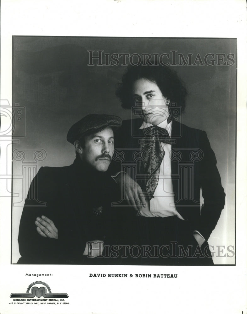 Press Photo Robin Batteau and David Buskinin, Singers - Historic Images