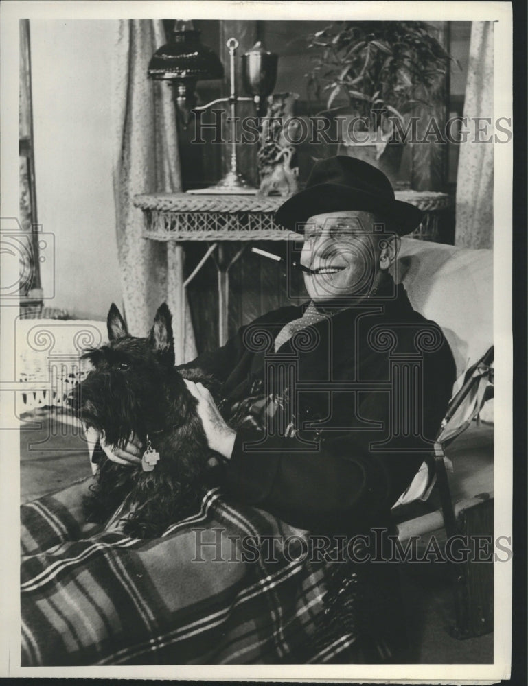 1959 Press Photo Ralph Bellamy "Blueprint for Biography: Sunrise at Campobello" - Historic Images