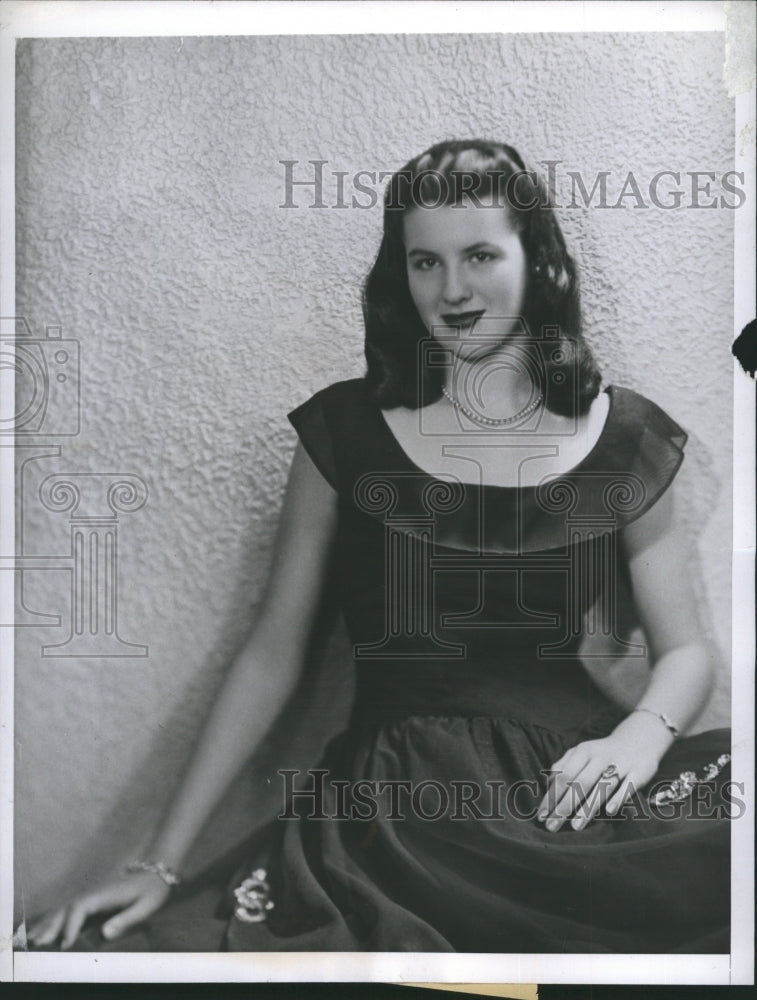 1946 Press Photo Nancy Anderson daughter Clinton Anderson - Historic Images