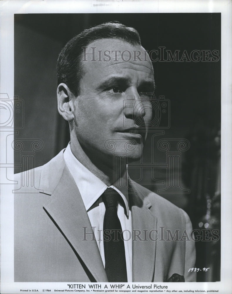 1964 Press Photo Richard Anderson Stars In Kitten With A Whip-Universal COPY - Historic Images