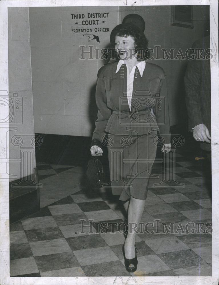 1947 Press Photo Barbara Belmore. - Historic Images