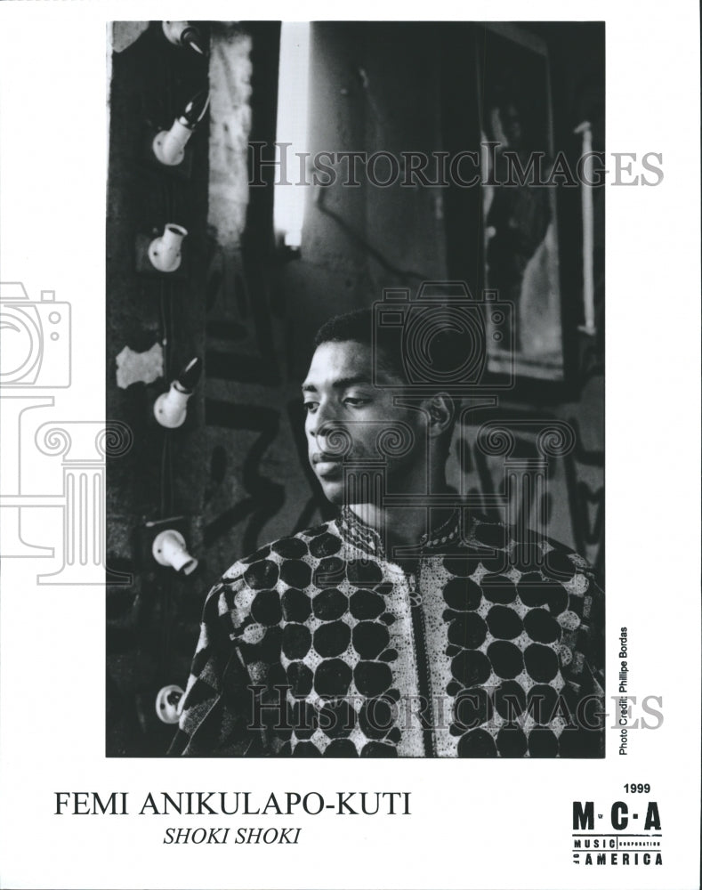 1999 Press Photo Nigerian Musician Femi Anikulapo-Kuti - Historic Images