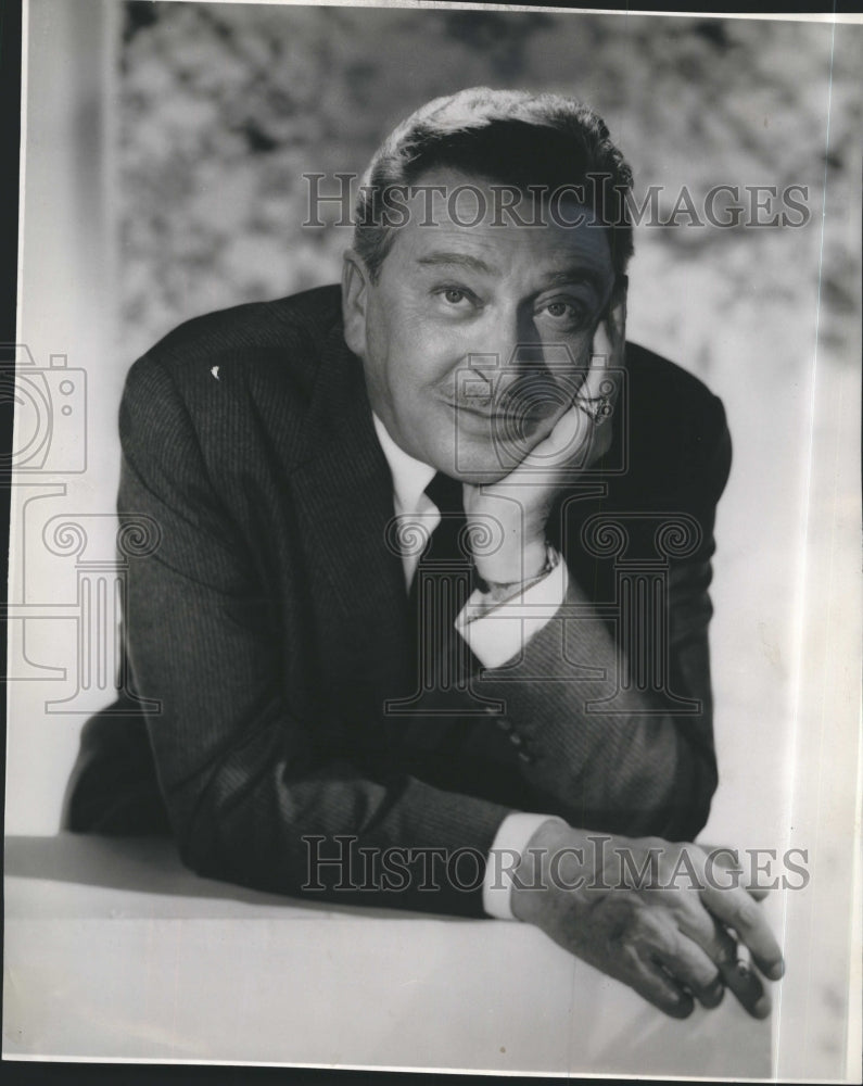 1964 Press Photo Actor Leon Ames TV Show Mr Ed - Historic Images