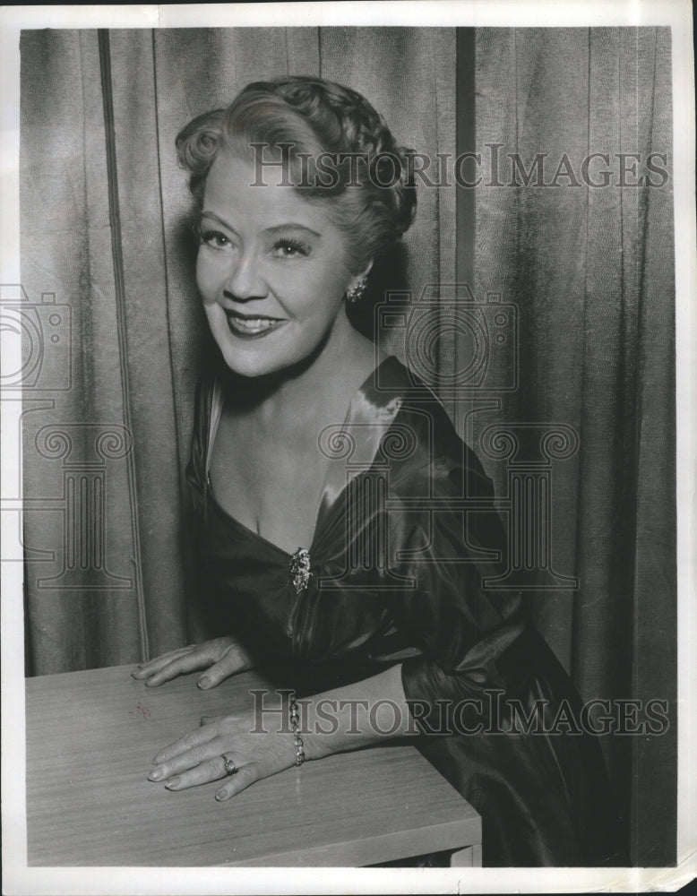 1956 Press Photo December Bride - Historic Images