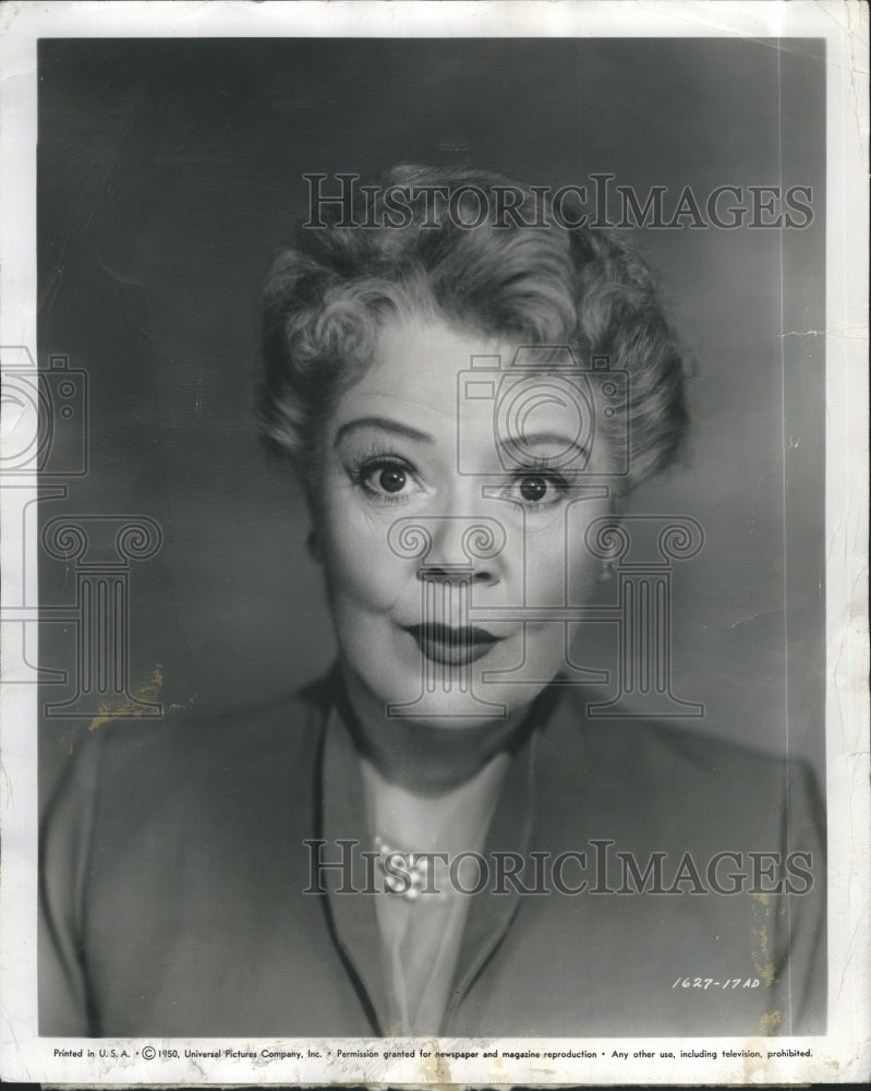 1950 Press Photo Actress Spring Byington Movie Louisa - Historic Images