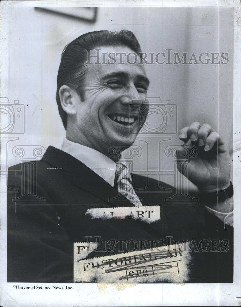 1971 Press Photo James Irwin, Lunar Module pilot, - Historic Images