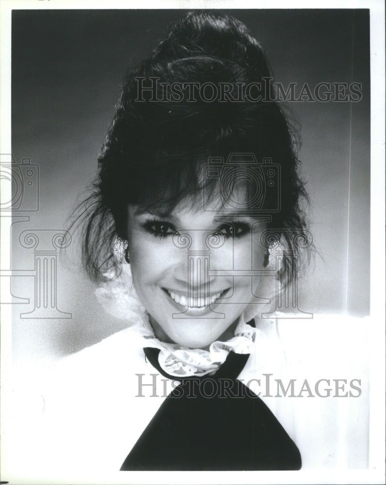 1988 Press Photo Former Miss America turned Actress, Mary Anne Mobley - Historic Images