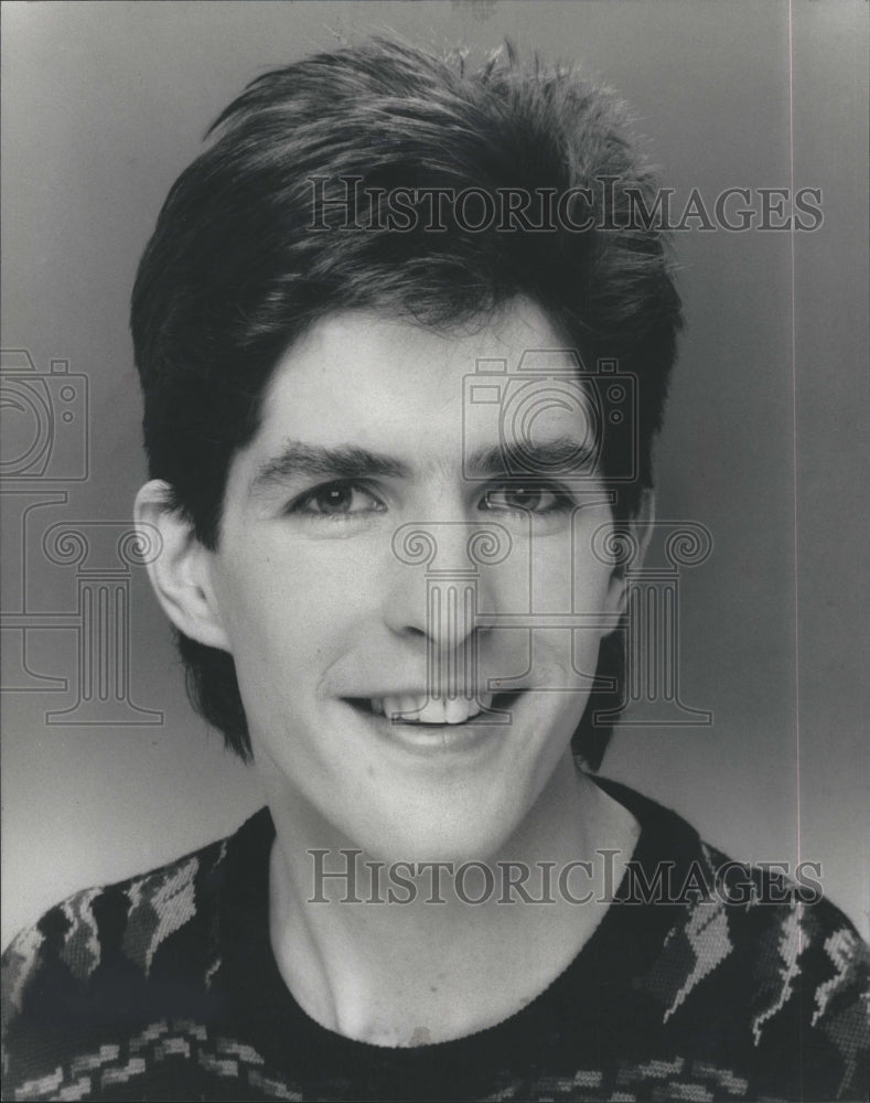 Press Photo David O'Leary, Radio Personality, DJ - Historic Images