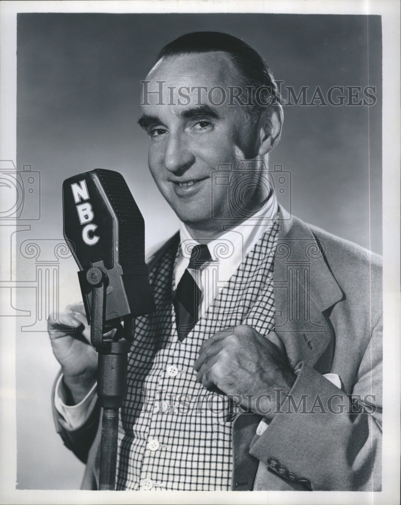 1952 Press Photo Walter O&#39;Keefe &quot;Double or Nothing&quot; - Historic Images