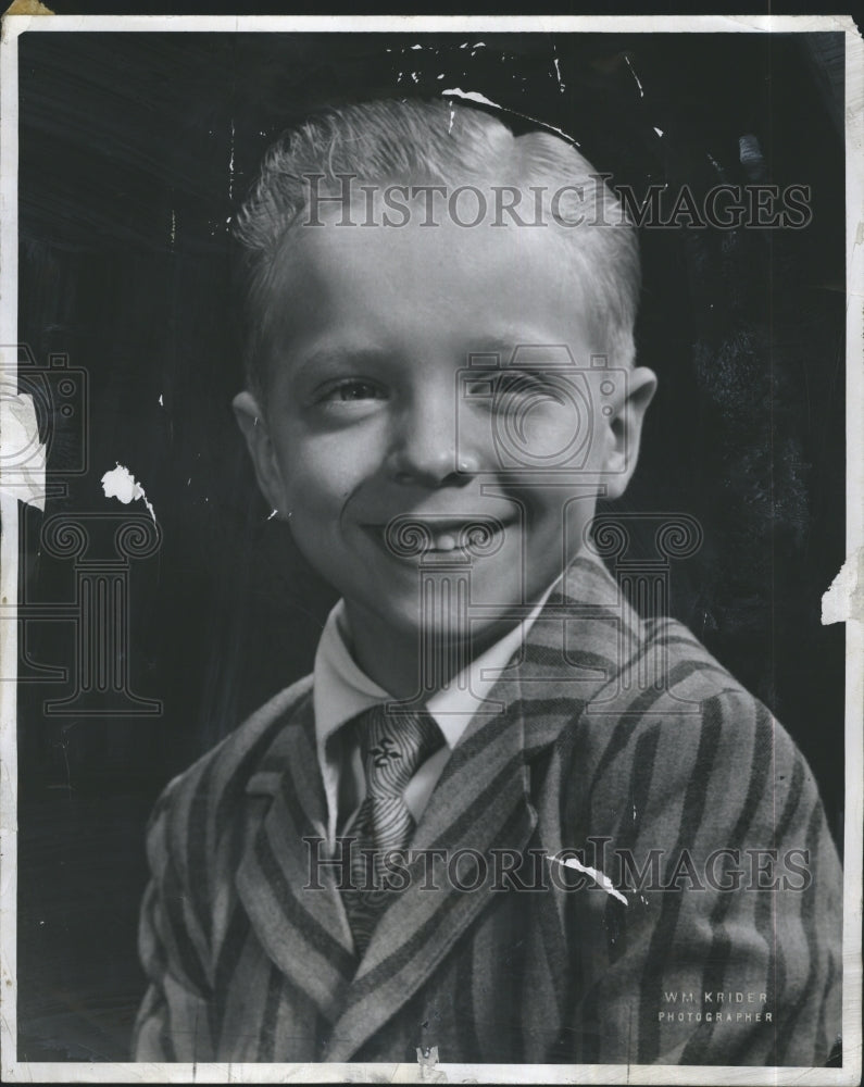 1961 Press Photo Paul O'Keefe, TV star, child star - Historic Images