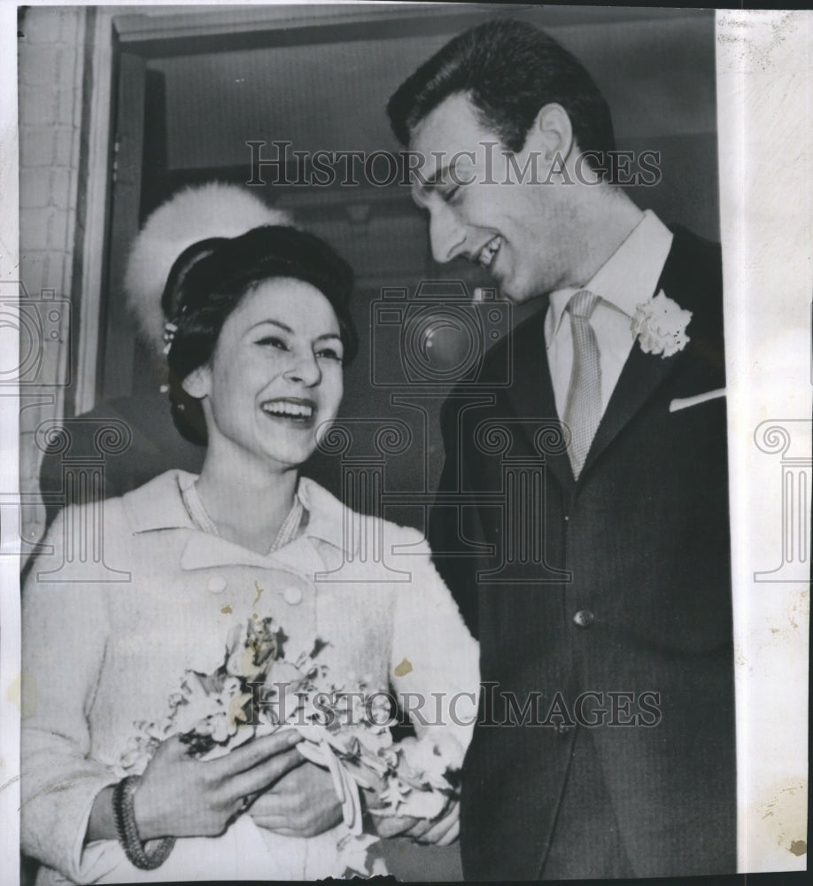 1965 Press Photo Princess Fadia and Pierre Orloff Wedding - Historic Images