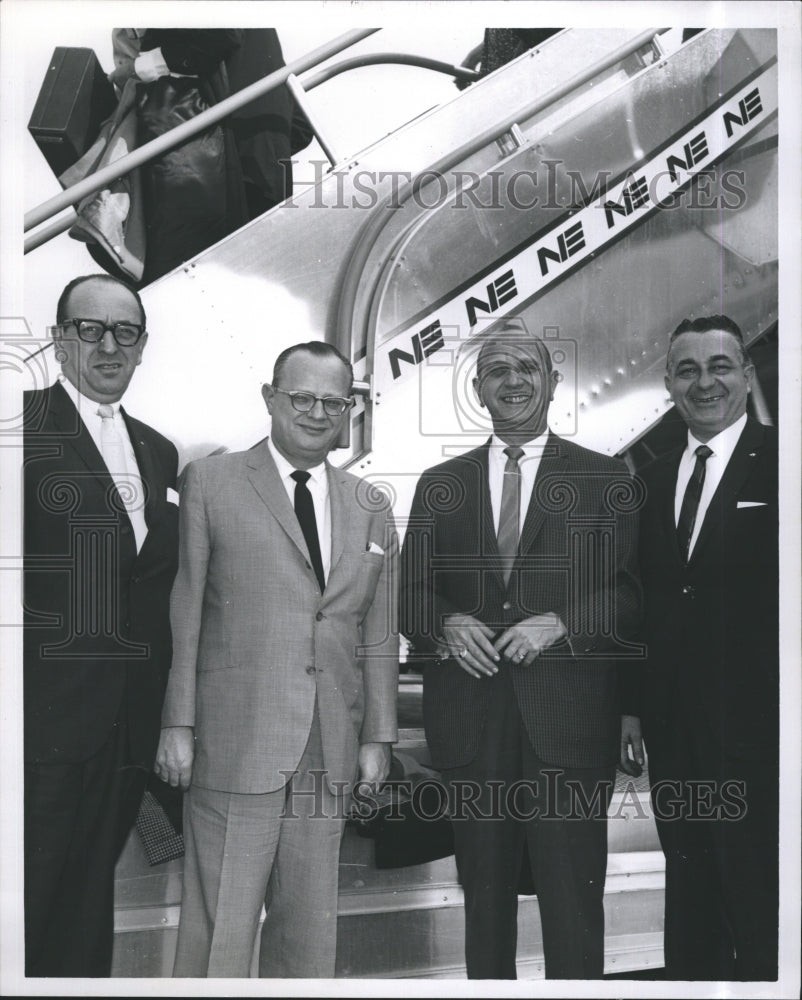 1962 Harold Orlick, Abe Frank, Al Goodman, Bob Cubell - Historic Images
