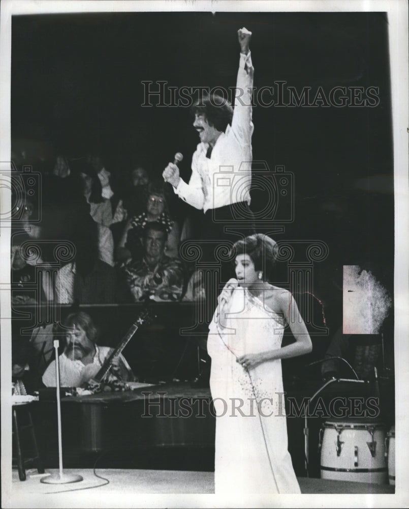 1977 Press Photo Tony Orlando and Dawn - Historic Images