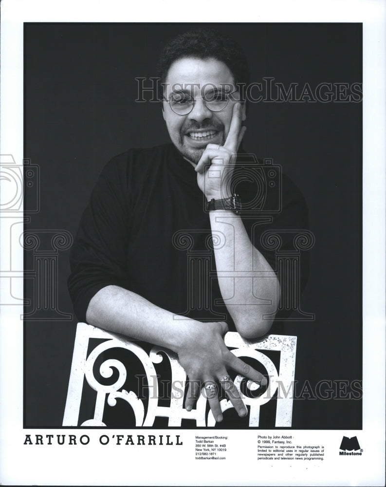 1999 Press Photo COPY Arturo O&#39;Farrill Pianist Son Of Chico O&#39;Farrill - Historic Images