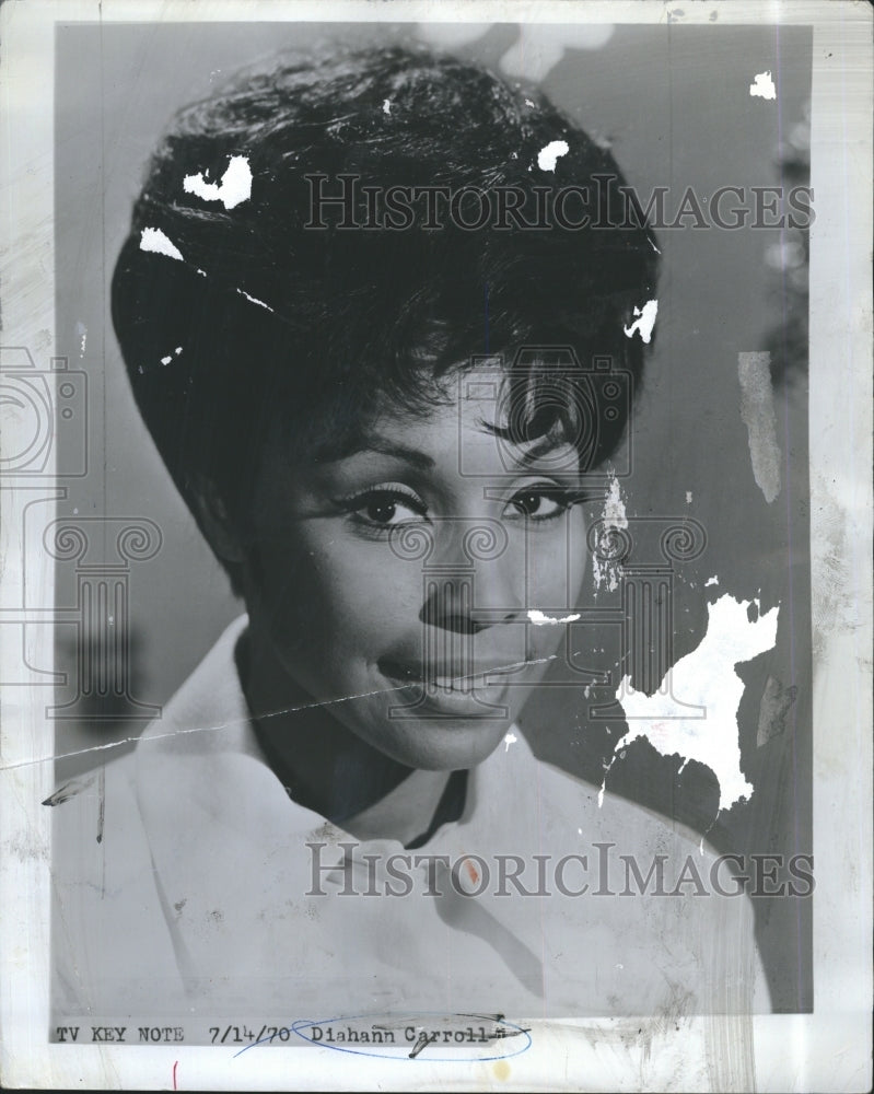 1970 Press Photo Diahann Carroll - Historic Images