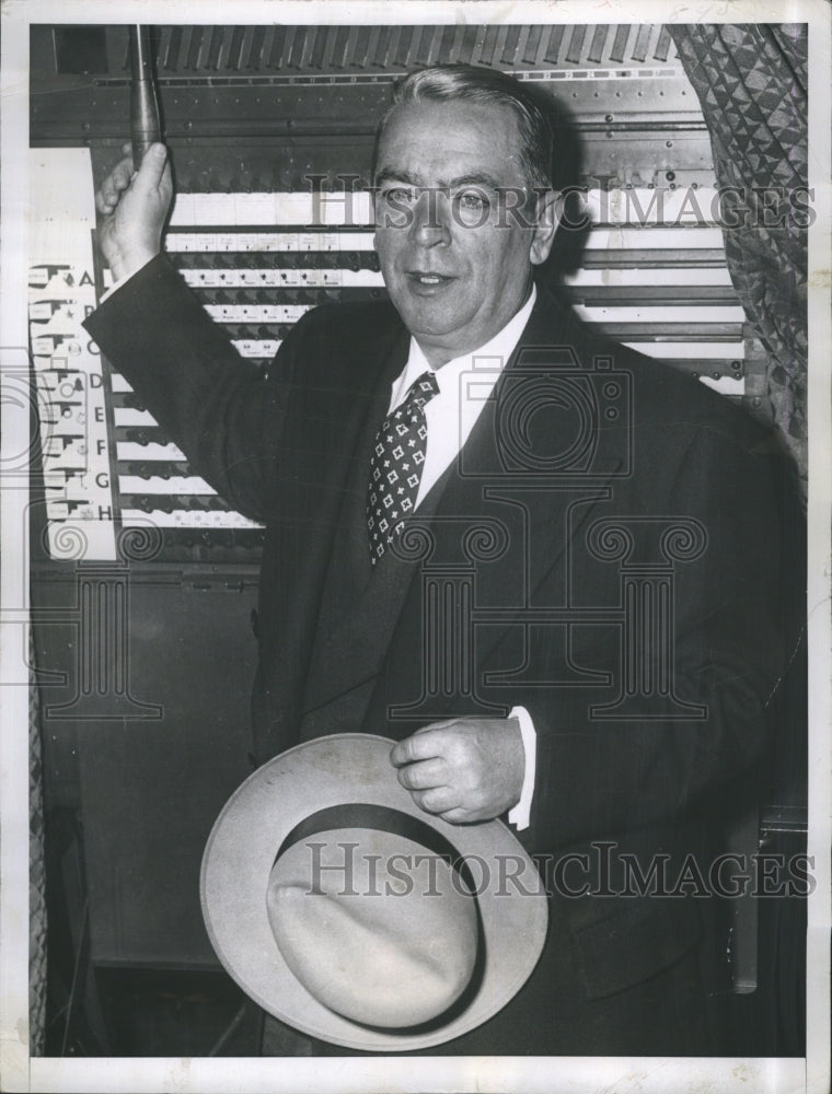 1949 Press Photo New York&#39;s Mayor William O&#39;Dwyer - Historic Images